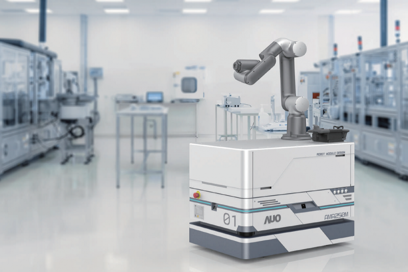 k1体育整合AI人工智慧、IoT物聯網與Cloud雲端平台服務，開發模組化AMR 250M自主移動機器人，滿足多元自動化生產需求，在智慧工廠中扮演著串接和搬運的角色